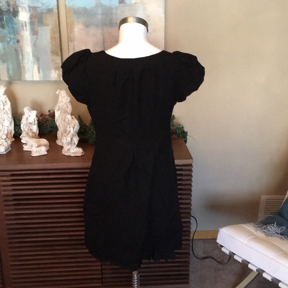 Juicy Couture black sparkly bow dress, size 8